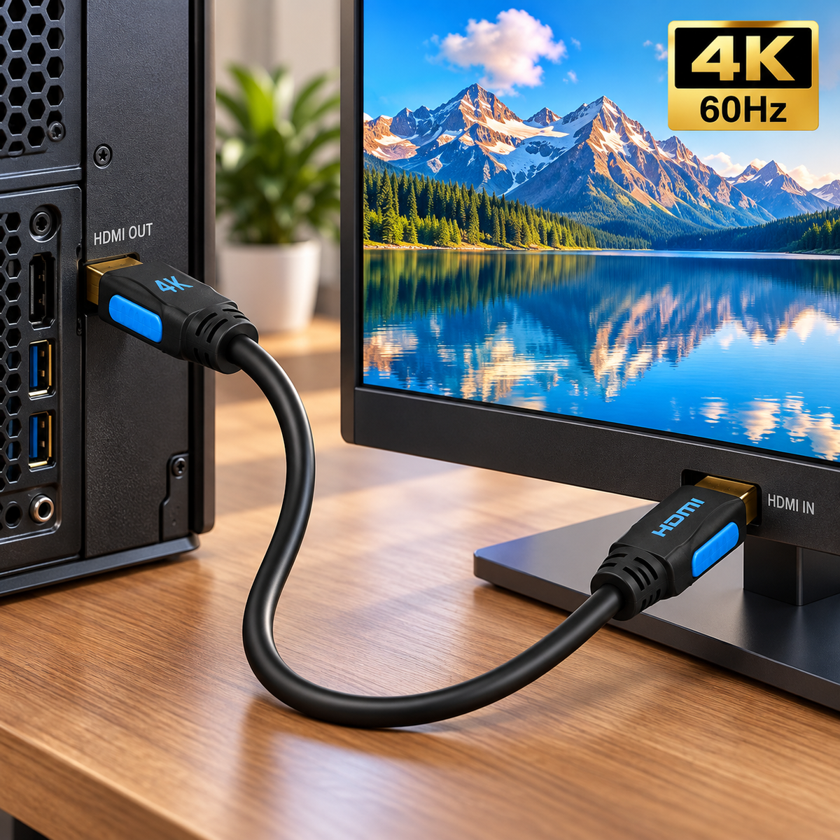 Gold HDMI Cable 4K 60HZ