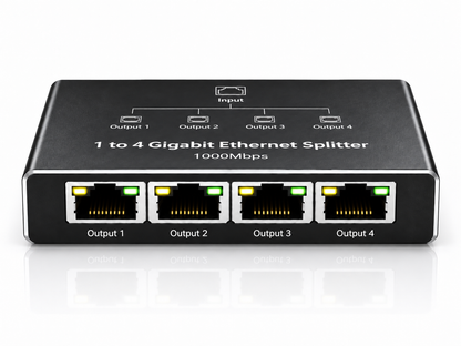1000M Ethernet splitter 1 to 4