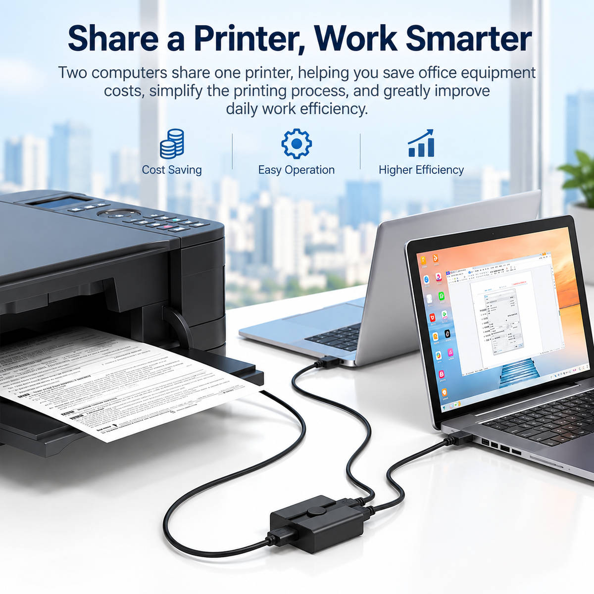 2-Port USB 2.0 Sharing Switch