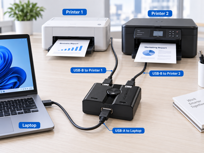 2-Port USB 2.0 Sharing Switch